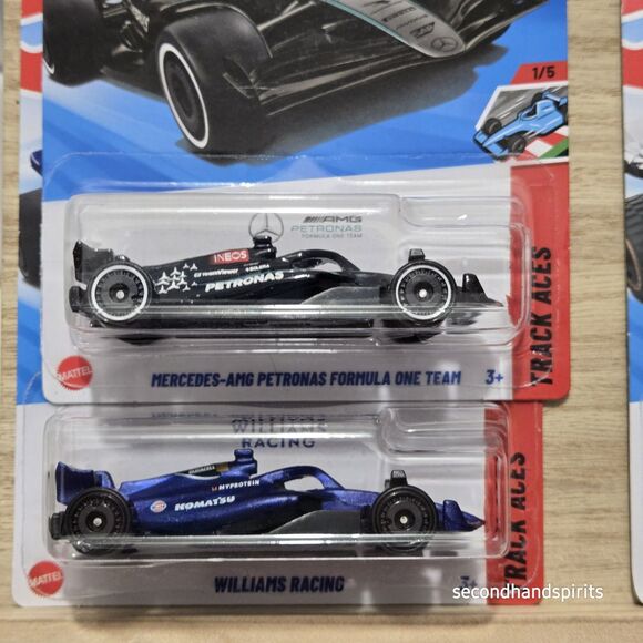 Hot Wheels Lot Of Track Aces Series 5 pcs. Formula One - Picture 3 of 8